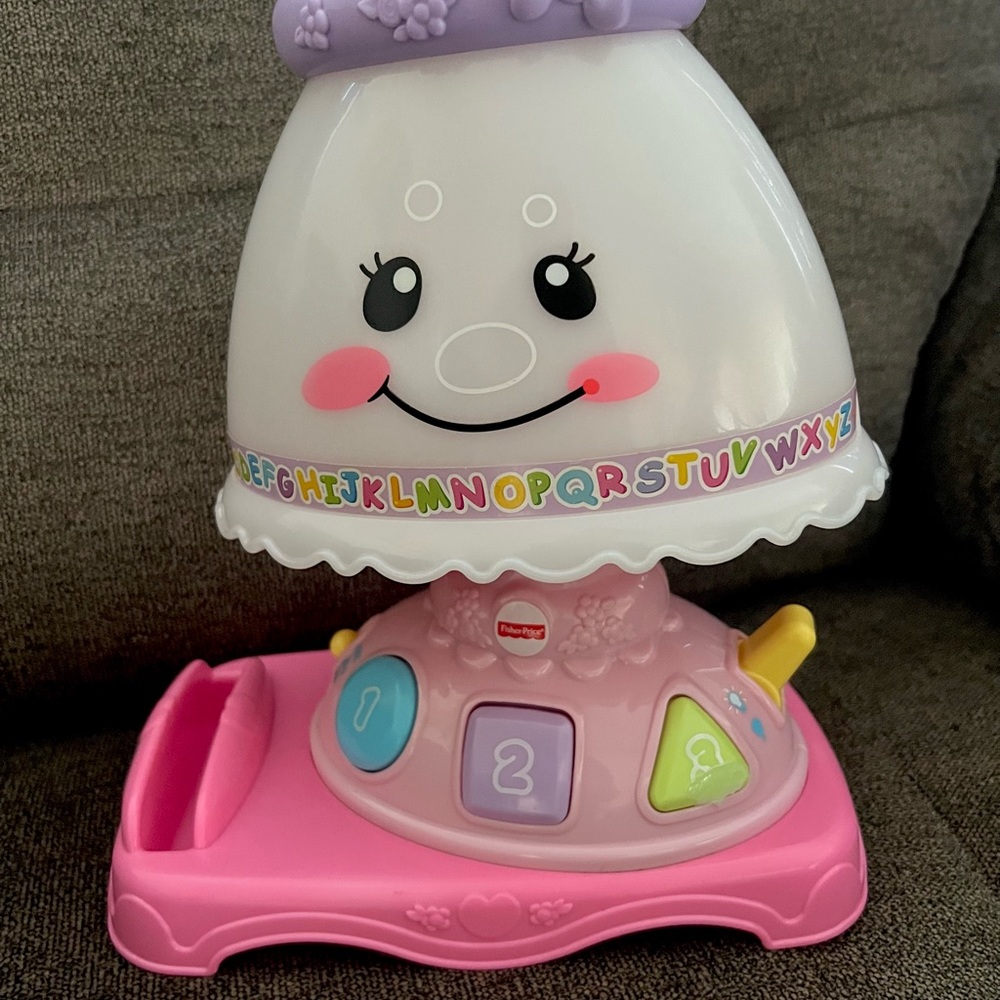 Fisher-Price Laugh & Learn My Pretty Learning Lamp.